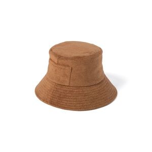 NWT Lack Of Color Wave Bucket Hat, Coffee Terry Brown, M/L